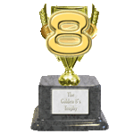 Golden trophy